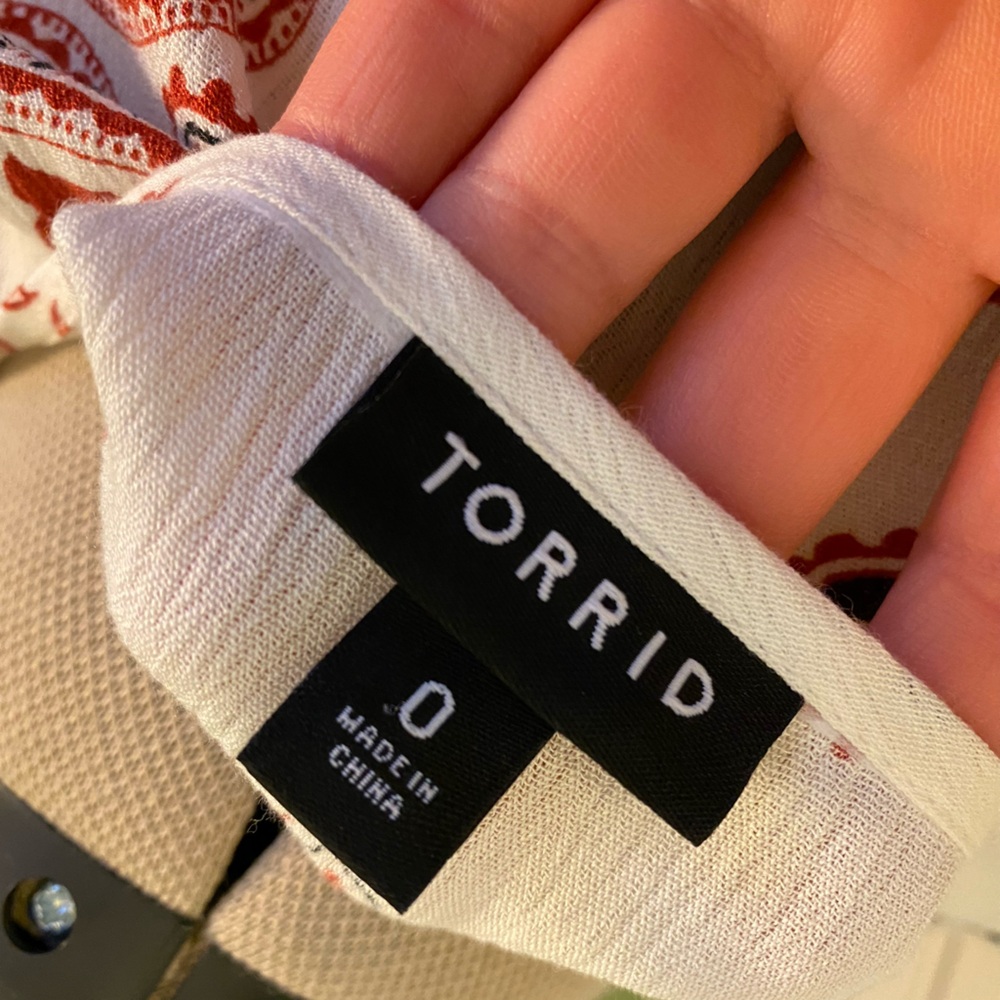 Torrid Mini Gauze Tunic Dress Size 0 - Picture 8 of 10